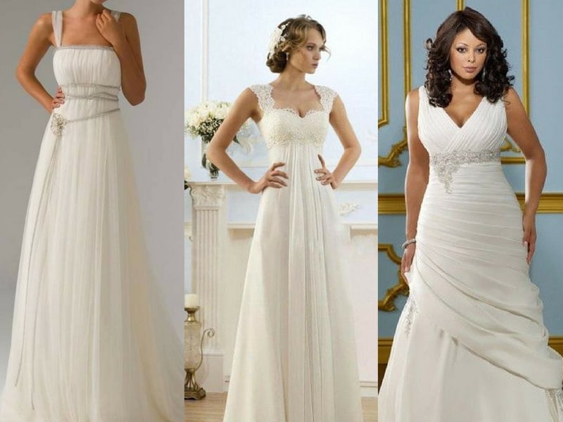 Empire Waist wedding dress - blank canvas